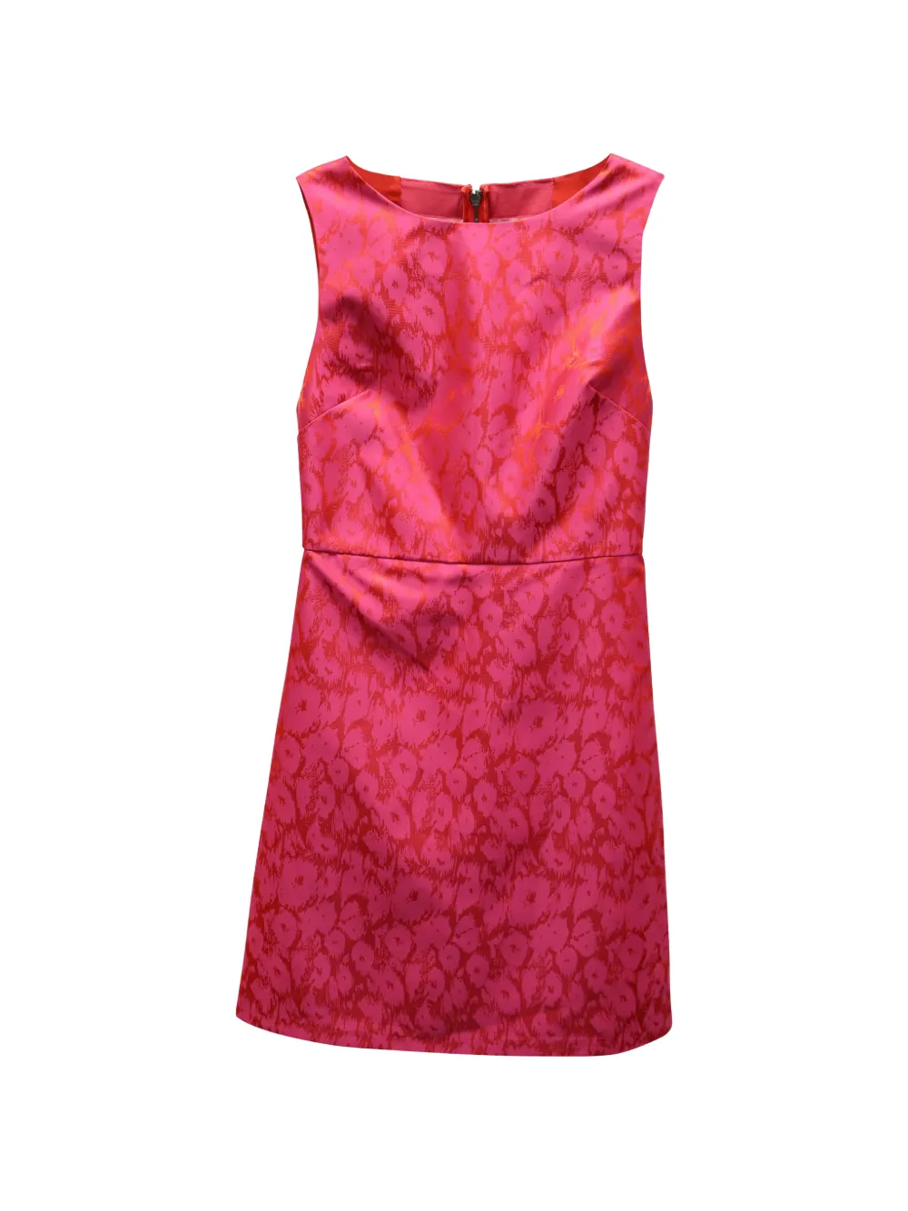 Pre-owned Alice And Olivia Leopard-print Sleeveless Mini Dress In Pink