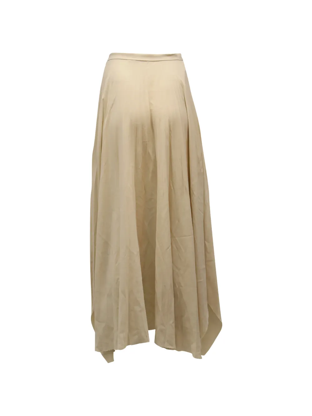 Helmut Lang Pre-Owned pleated maxi skirt - Beige