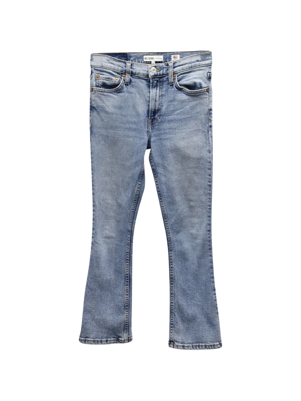 RE/DONE straight-leg jeans - Blu