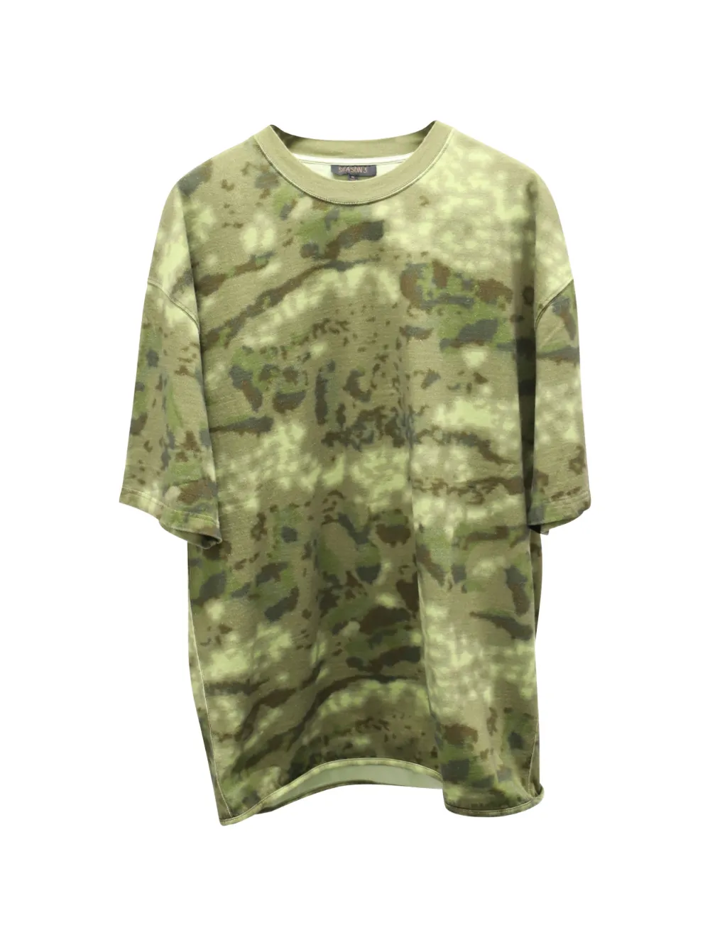 adidas Yeezy camouflage T-shirt - Verde