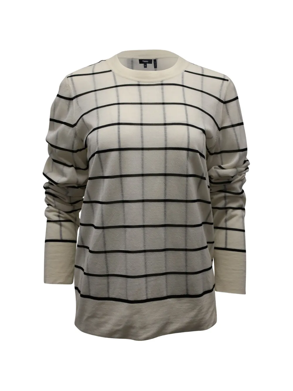 Theory grid-pattern sweater - Toni neutri