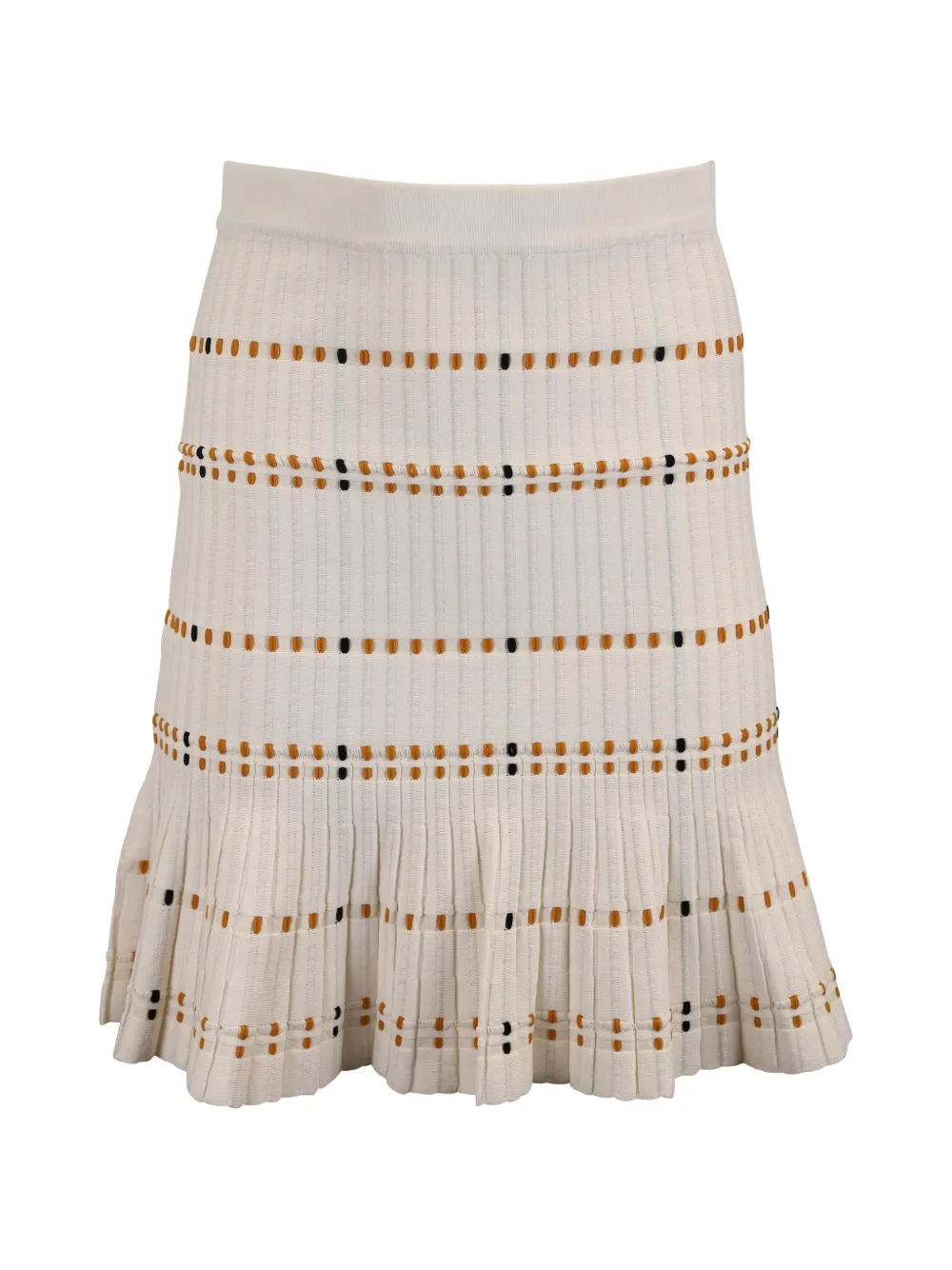 SANDRO knitted mini skirt - Toni neutri