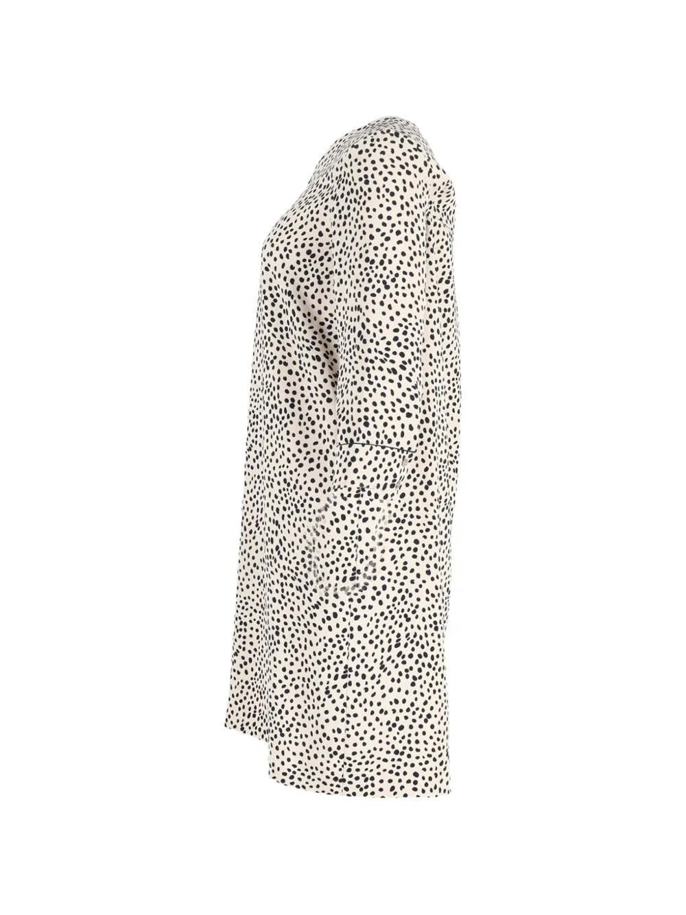 Max Mara leopard-print v-neck dress - Beige