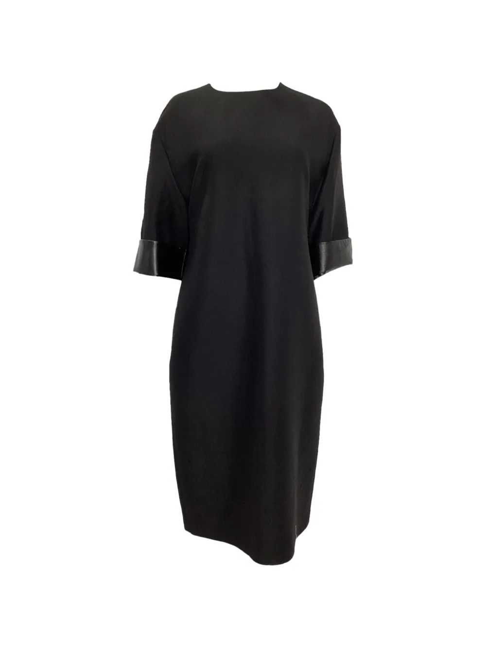 Valentino Garavani Pre-Owned round-neck midi dress - Nero