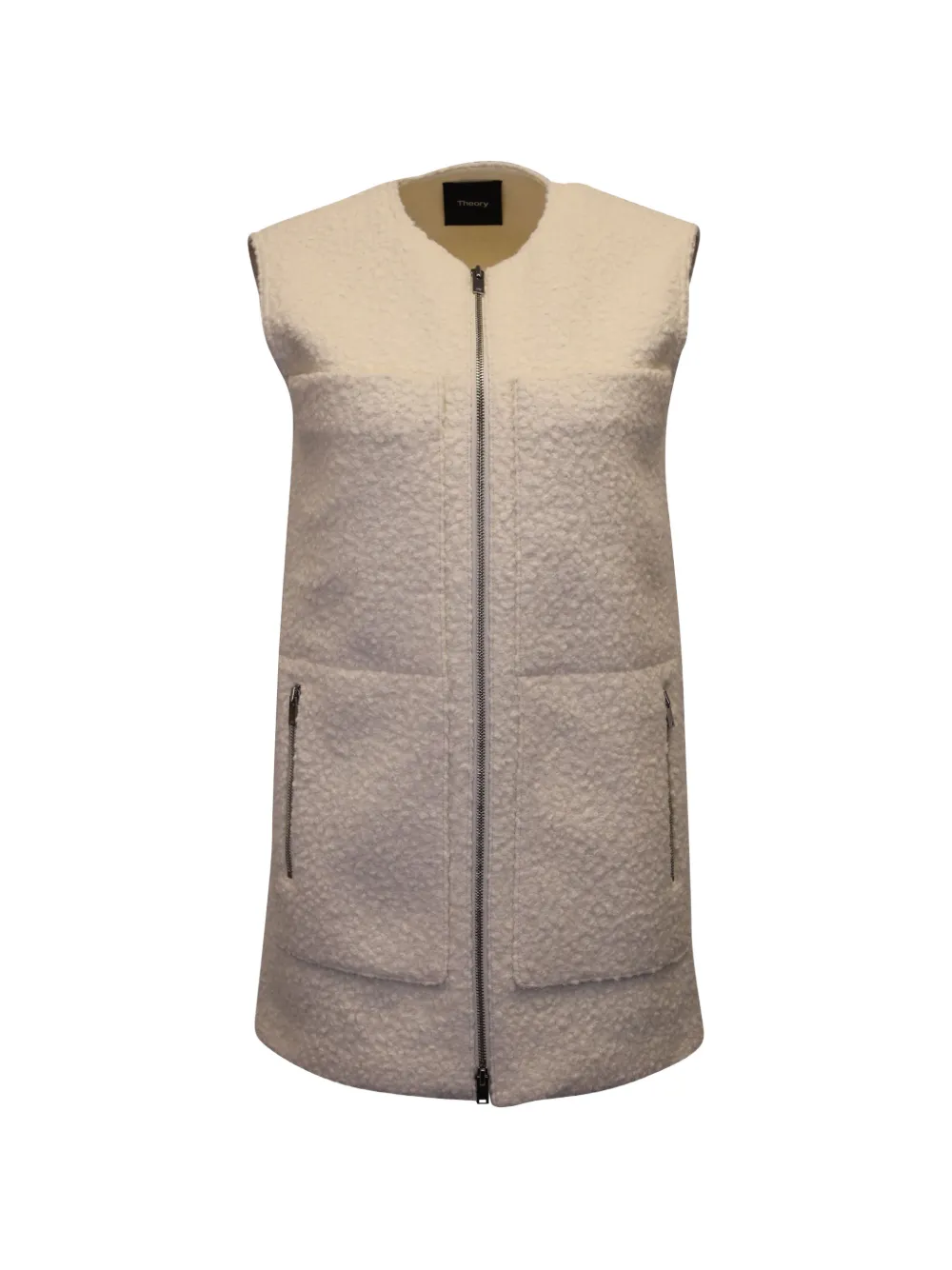 Theory zip-fastening gilet - Toni neutri
