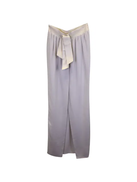 Lanvin Pre-Owned bow-detail maxi skirt