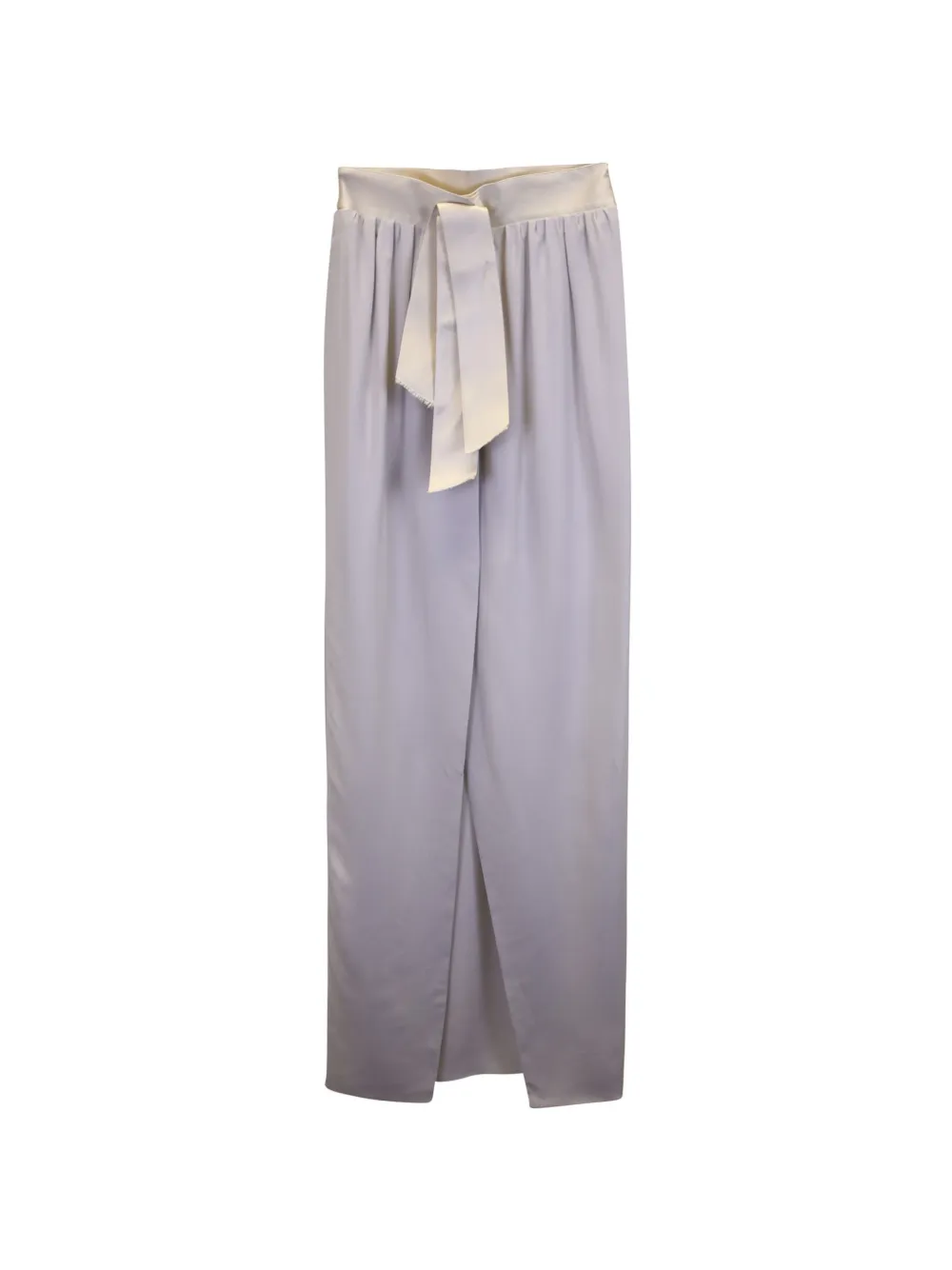 Lanvin Pre-Owned bow-detail maxi skirt - Bianco