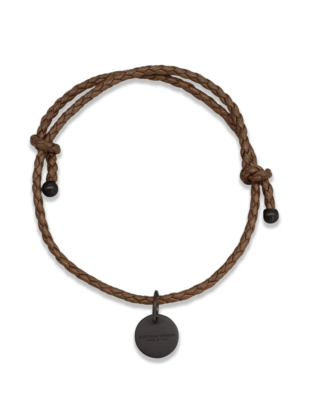 Bottega Veneta Pre-Owned circular-charm bracelet - Argento