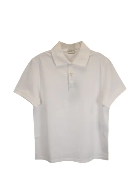 Saint Laurent Pre-Owned playera tipo polo Cassandre
