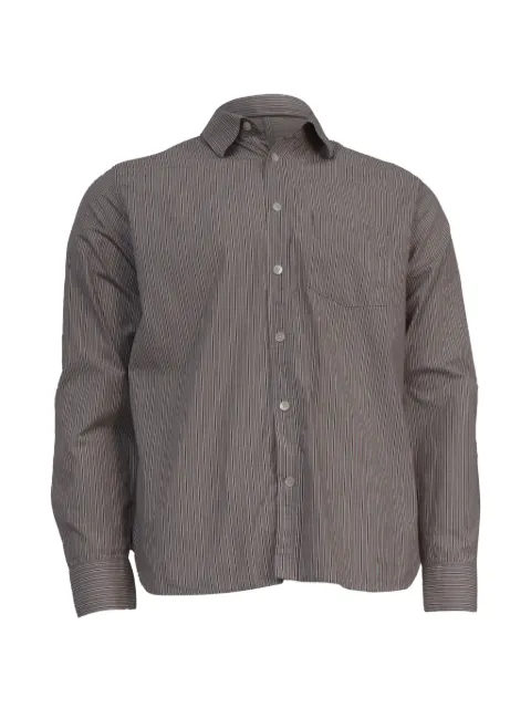 Mr P. striped long-sleeve shirt