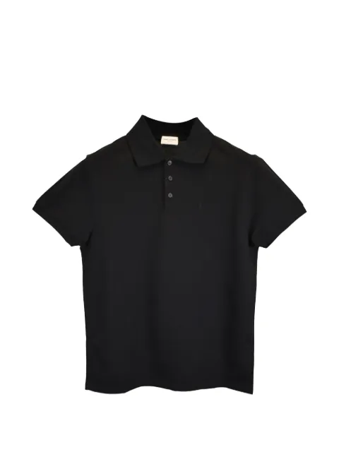 Saint Laurent Pre-Owned polo Cassandre en coton