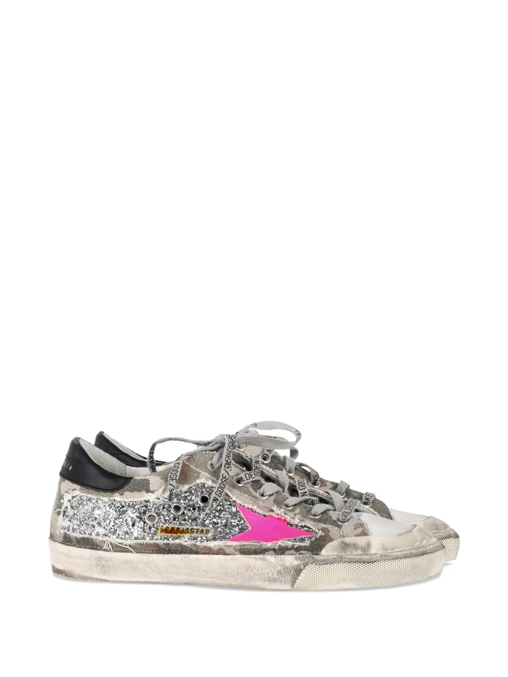 Pre-owned Golden Goose Super-star Sneakers In Gray