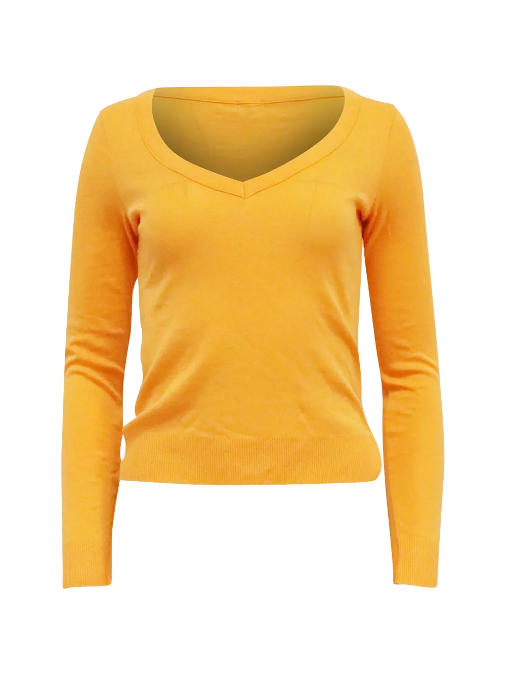 JOSEPH V-neck long sleeves T-shirt - Arancione