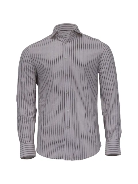 Brunello Cucinelli Vintage striped button-fastening shirt