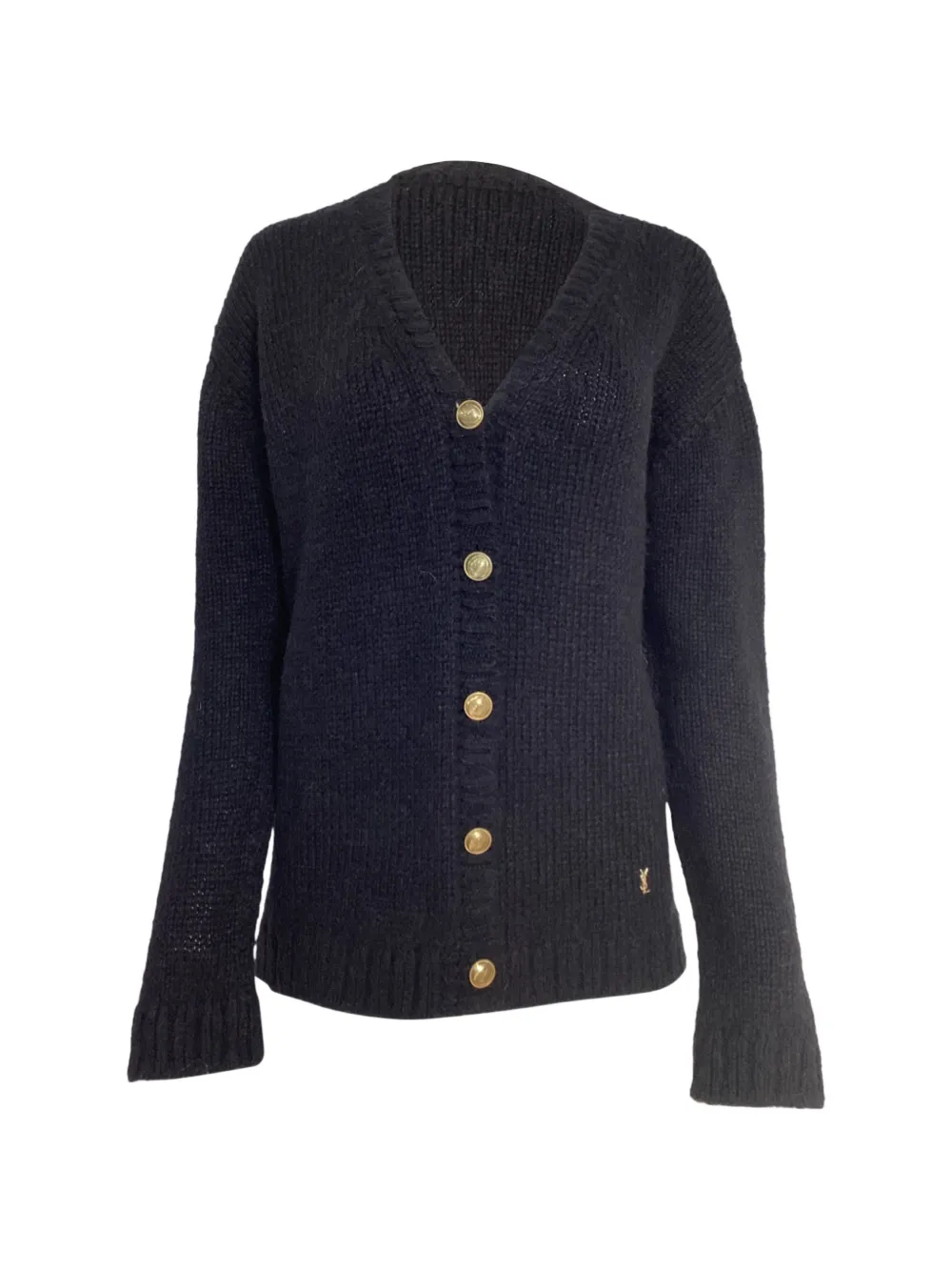 Saint Laurent Pre-Owned button-up cardigan - Nero