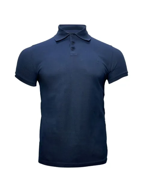 Saint Laurent Pre-Owned logo-embroidered polo shirt