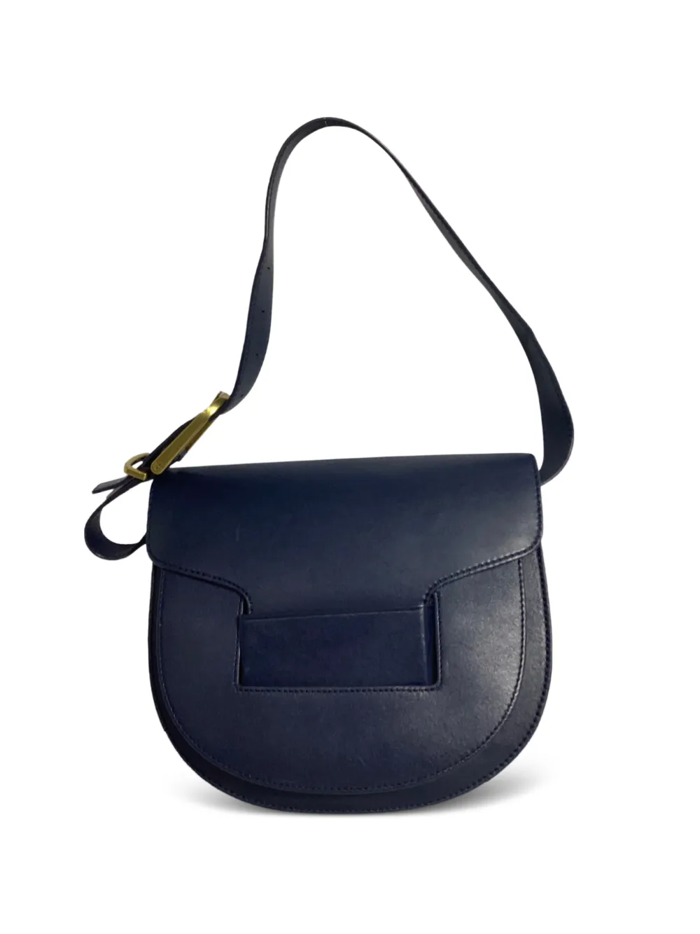 Tory Burch flap-top leather shoulder bag - Blu