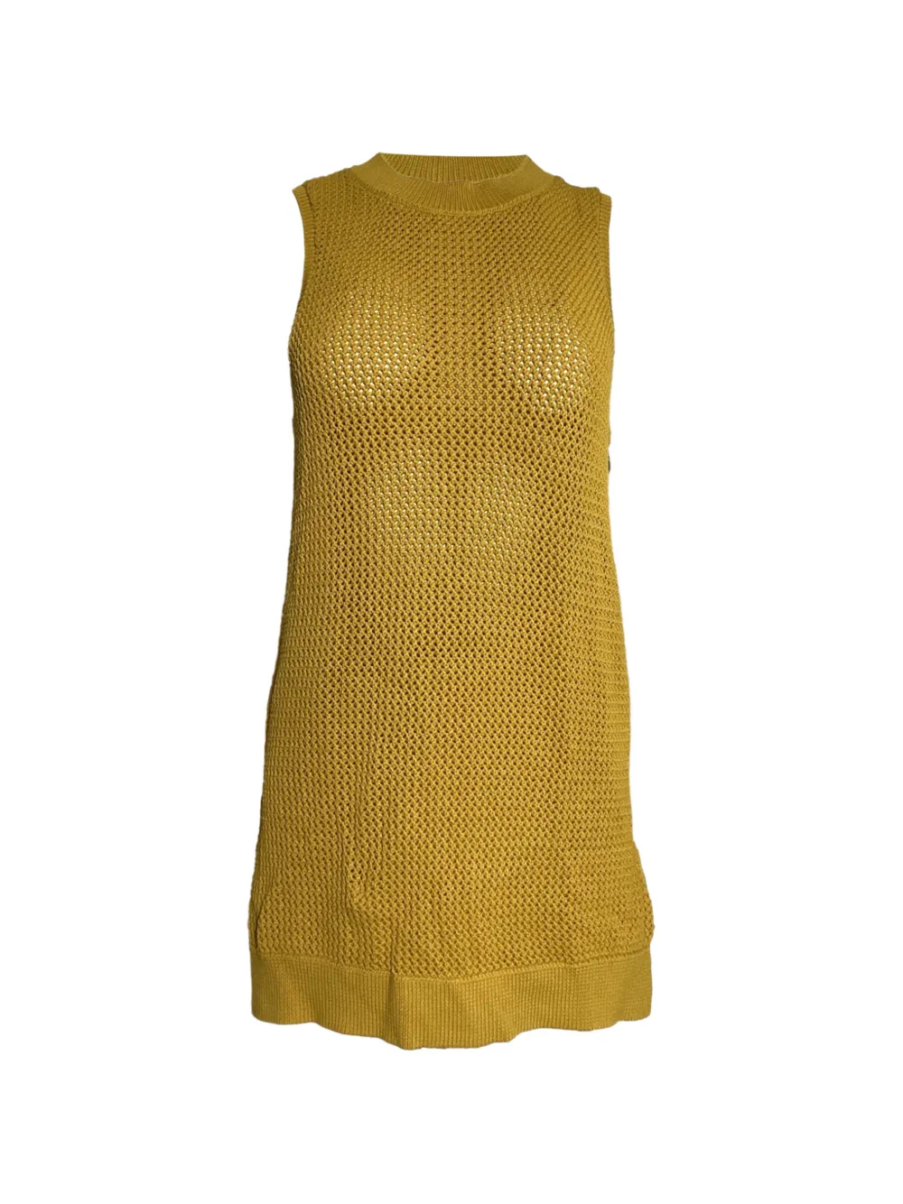 Jason Wu pointelle-knit top - Gelb