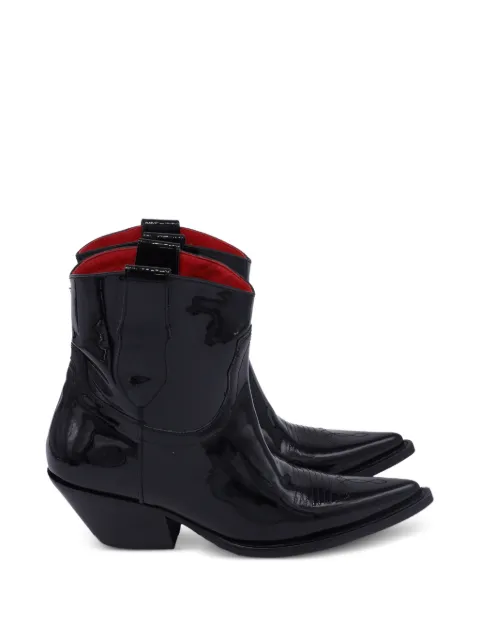 Maison Margiela patent-leather cowboy boots