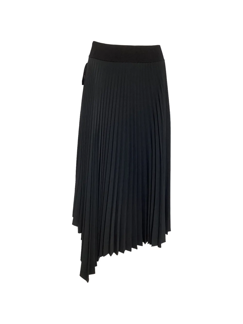 JOSEPH Ade pleated asymmetric midi skirt - Nero