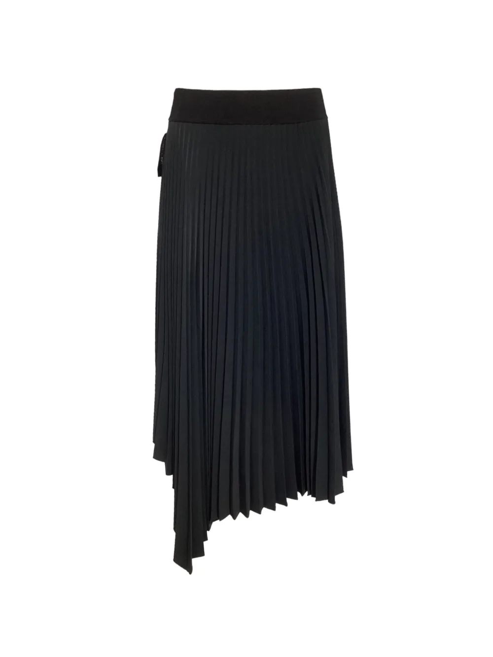JOSEPH Ade pleated asymmetric midi skirt - Nero