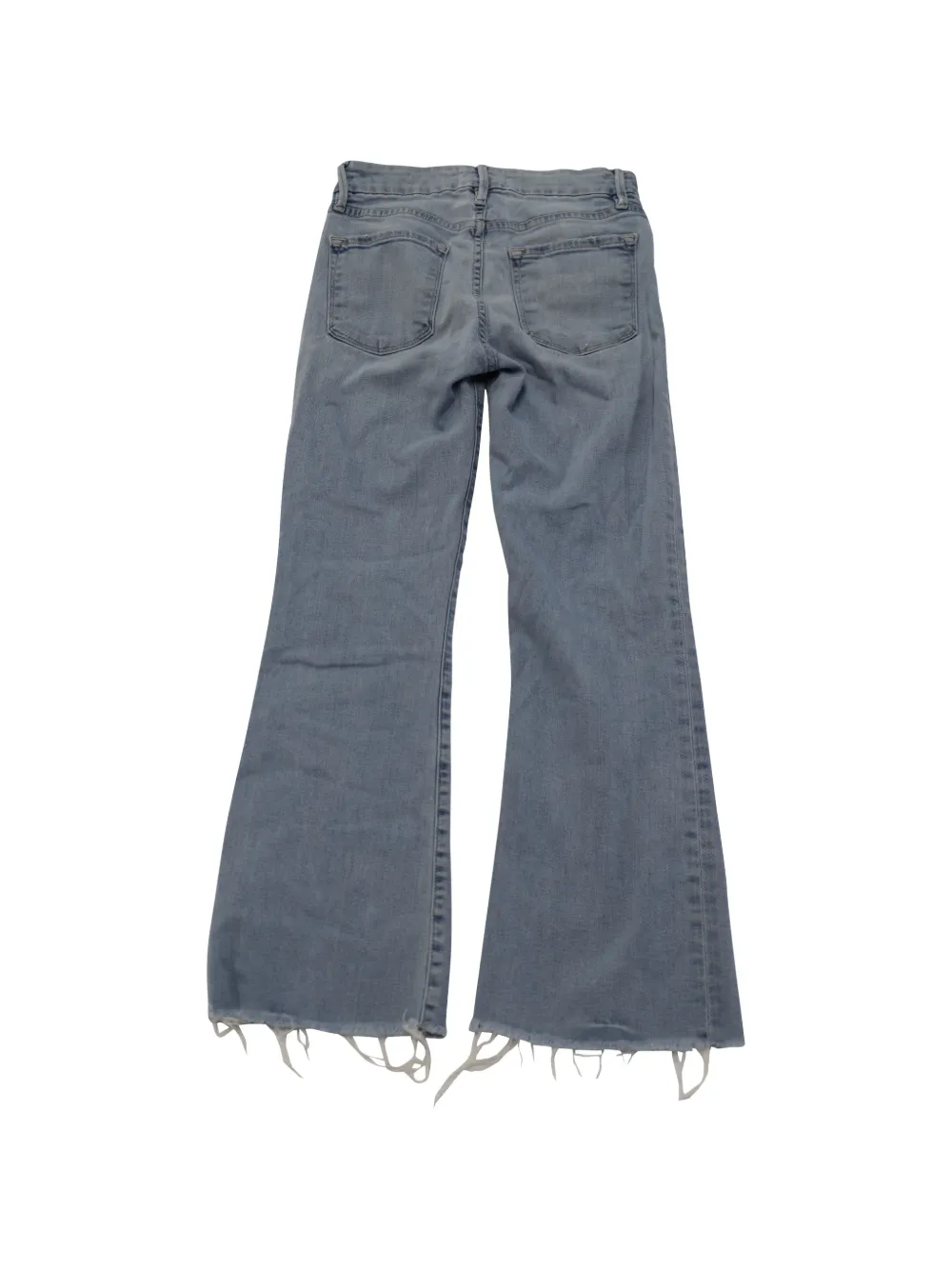 FRAME crop mini boot trousers - Blauw