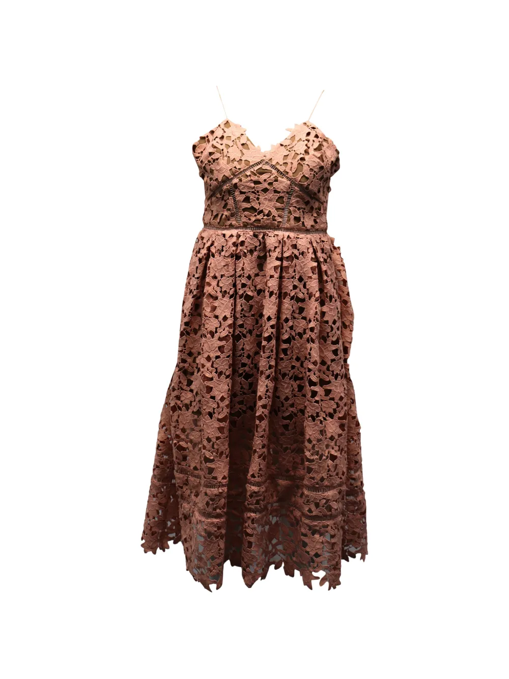 Self-Portrait Azaelea lace midi dress - Rosa