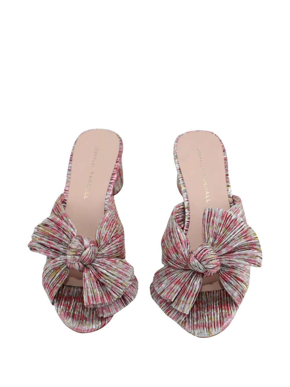 Loeffler Randall bow sandals - Roze