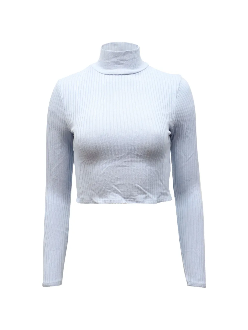 Reformation high-neck ribbed top - Blu