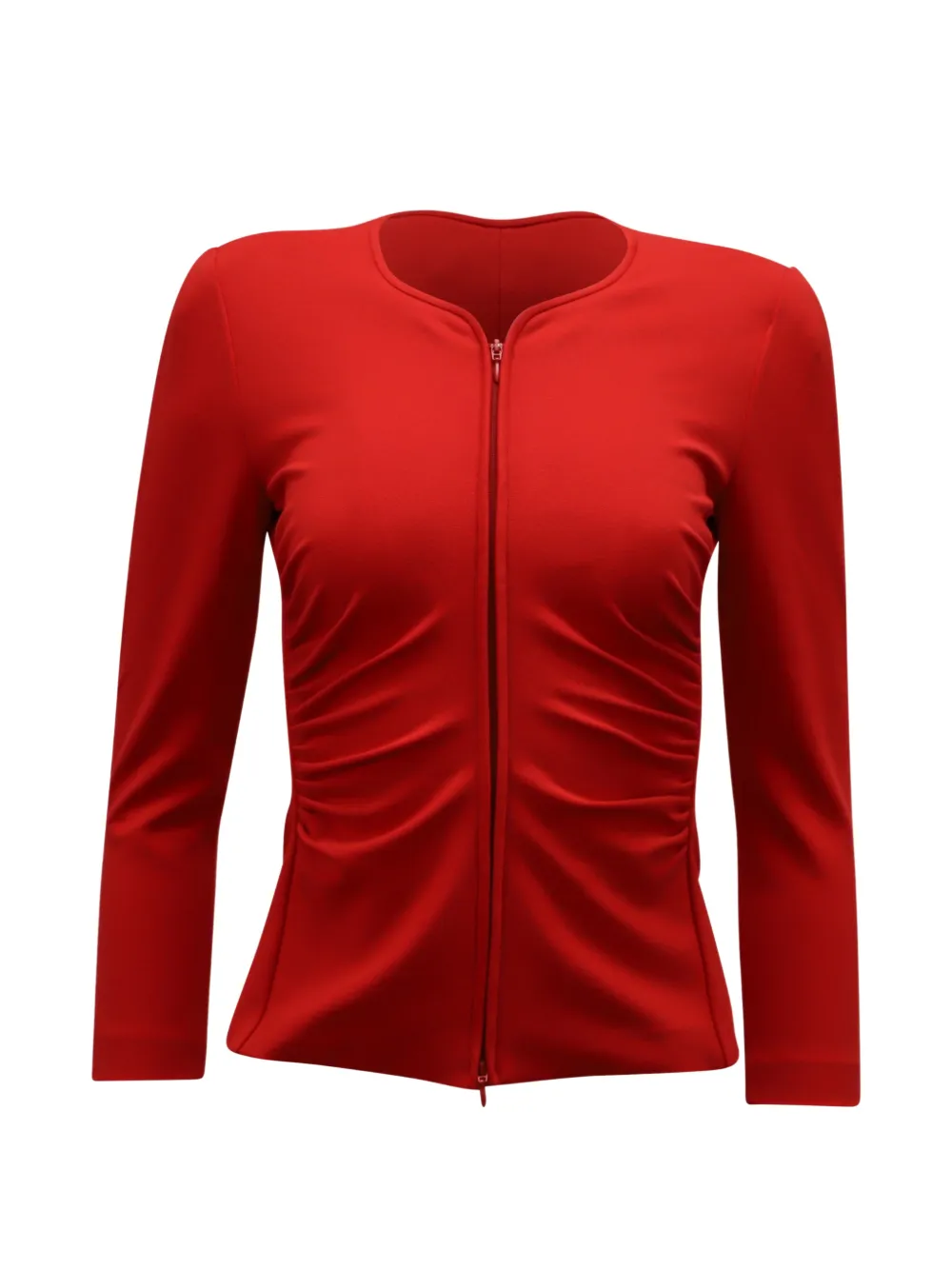 Emporio Armani Pre-Owned Starburst pleat jacket - Rosso