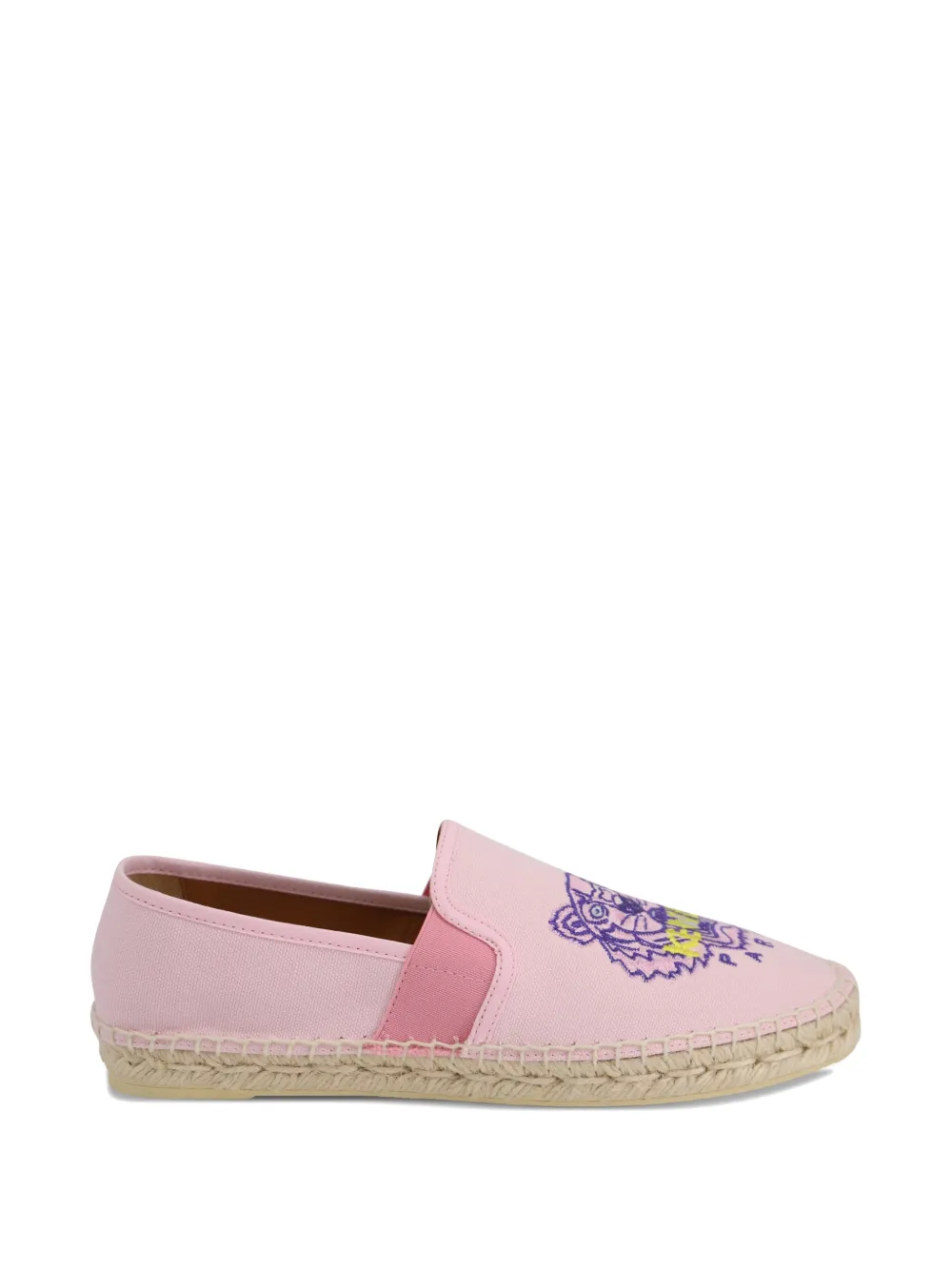 Kenzo Pre-Owned logo-embroidery espadrilles - Rosa