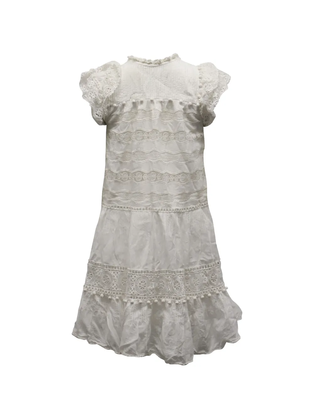 Ulla Johnson ruffle mini dress - Wit