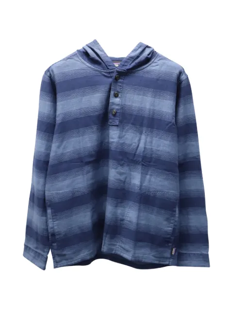 Patagonia striped hooded shirt