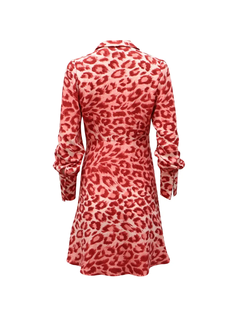 Kate Spade panthera-print mini dress - Rood