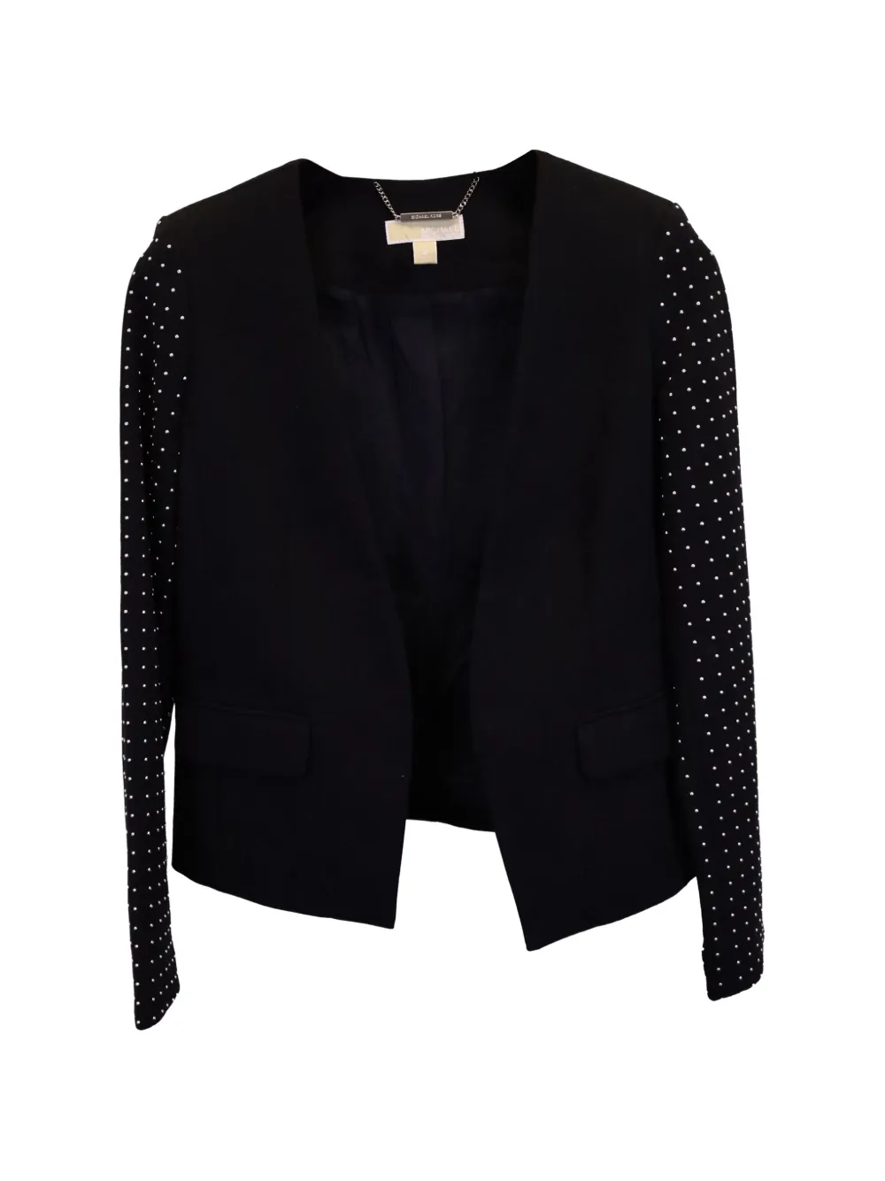 Studded-Sleeve Jacket