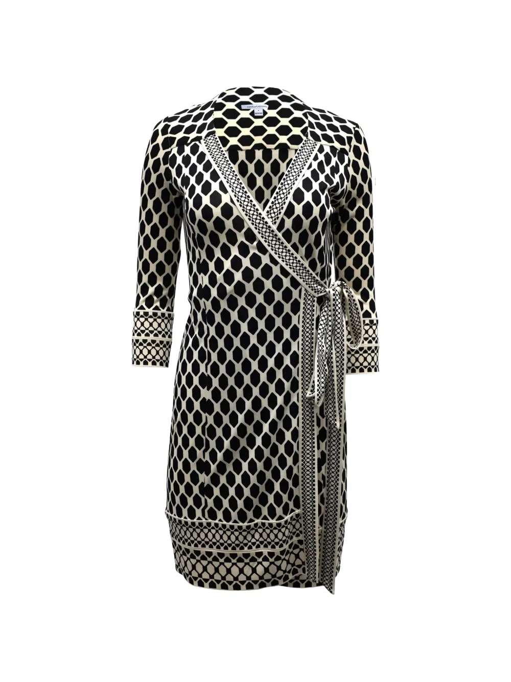 Diane Von Furstenberg Vintage V-neck dress - Nero