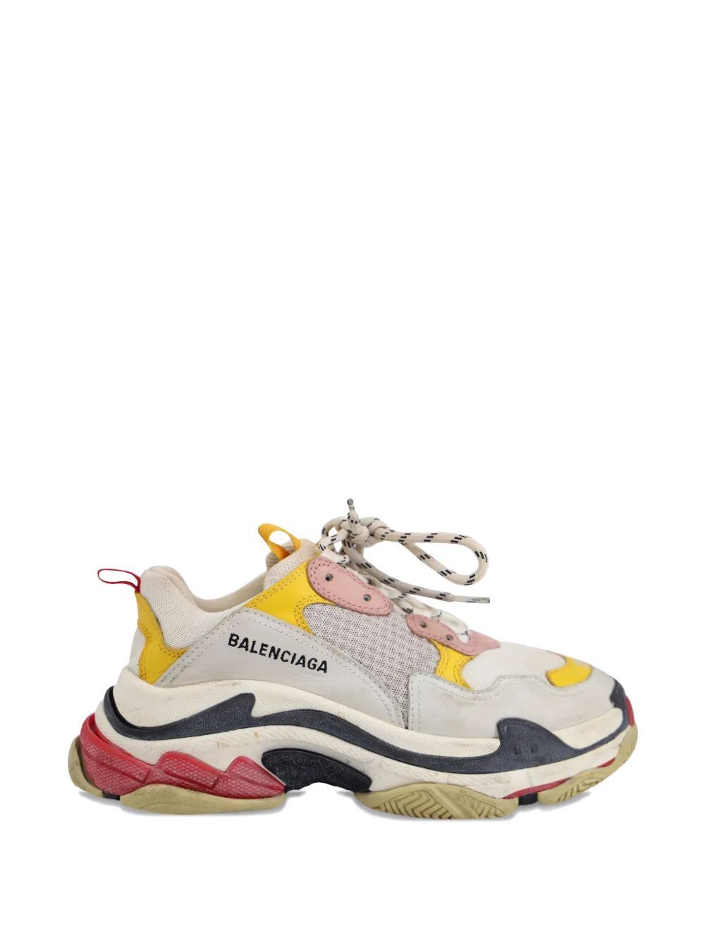 Balenciaga Pre-Owned Triple S leather sneakers - Toni neutri