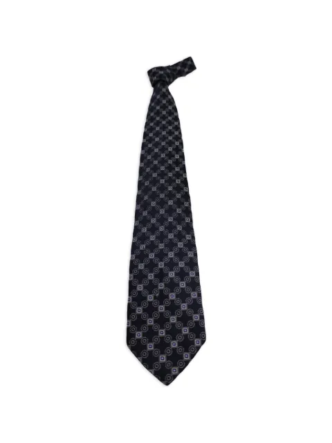Ermenegildo Zegna Vintage geometric-pattern tie