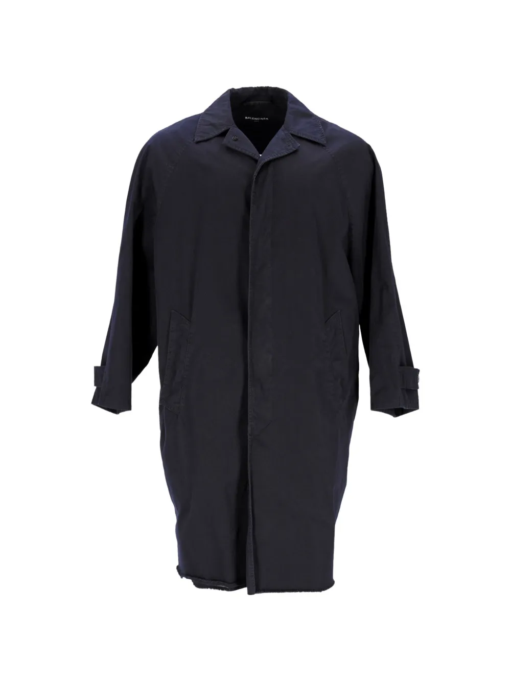 Balenciaga Pre-Owned knee-length carcoat - Blu