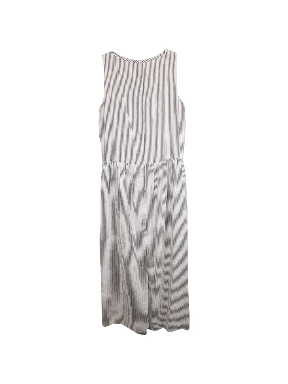 Max Mara striped sleeveless maxi dress - Wit