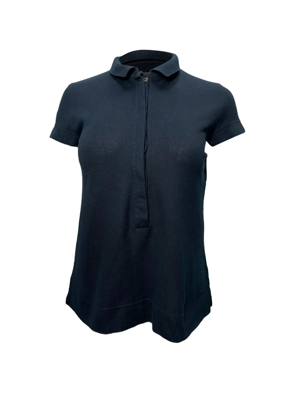 Akris piqué covered-button polo shirt - Nero