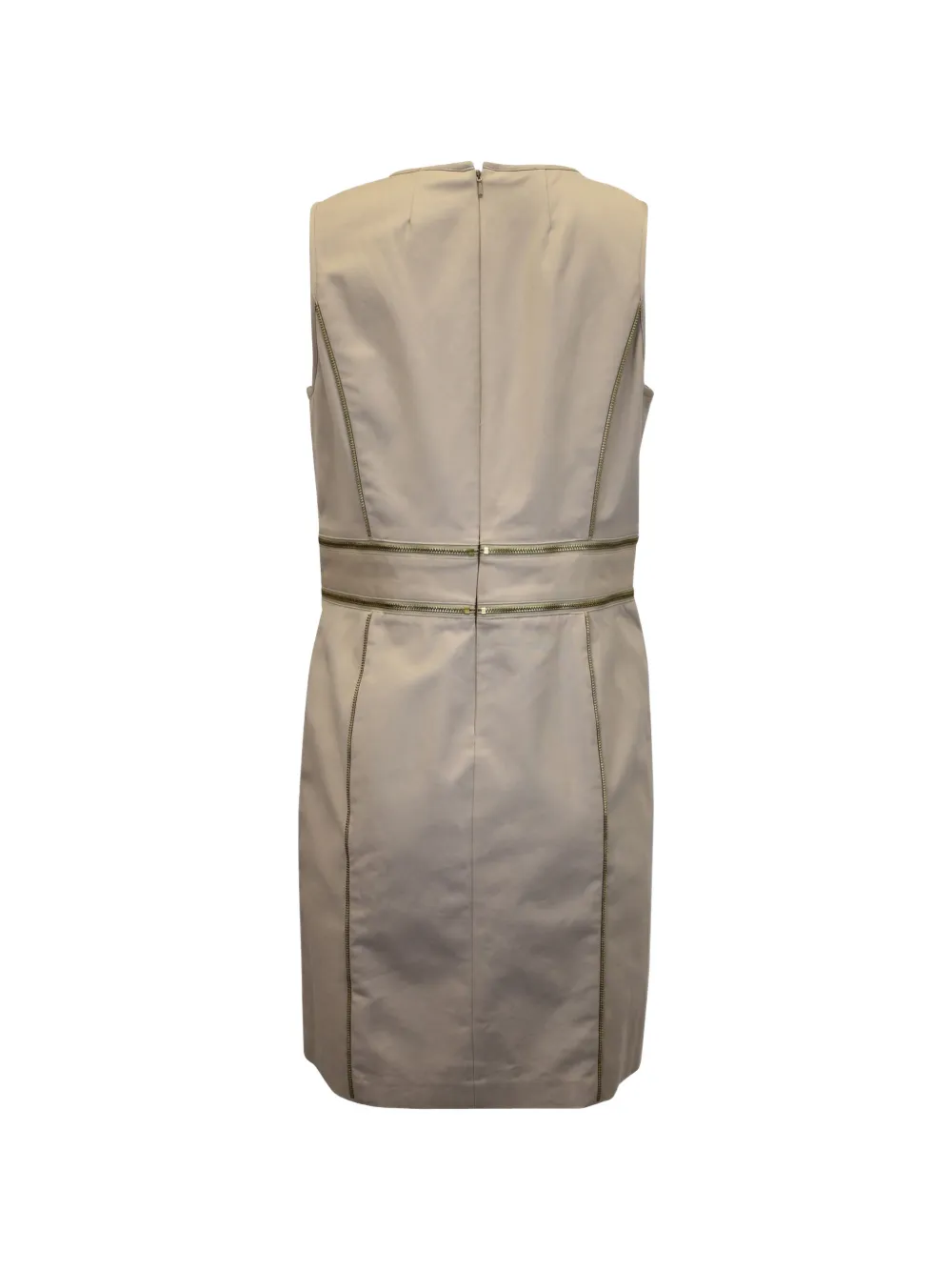 Michael Kors Vintage sleeveless panelled dress - Beige