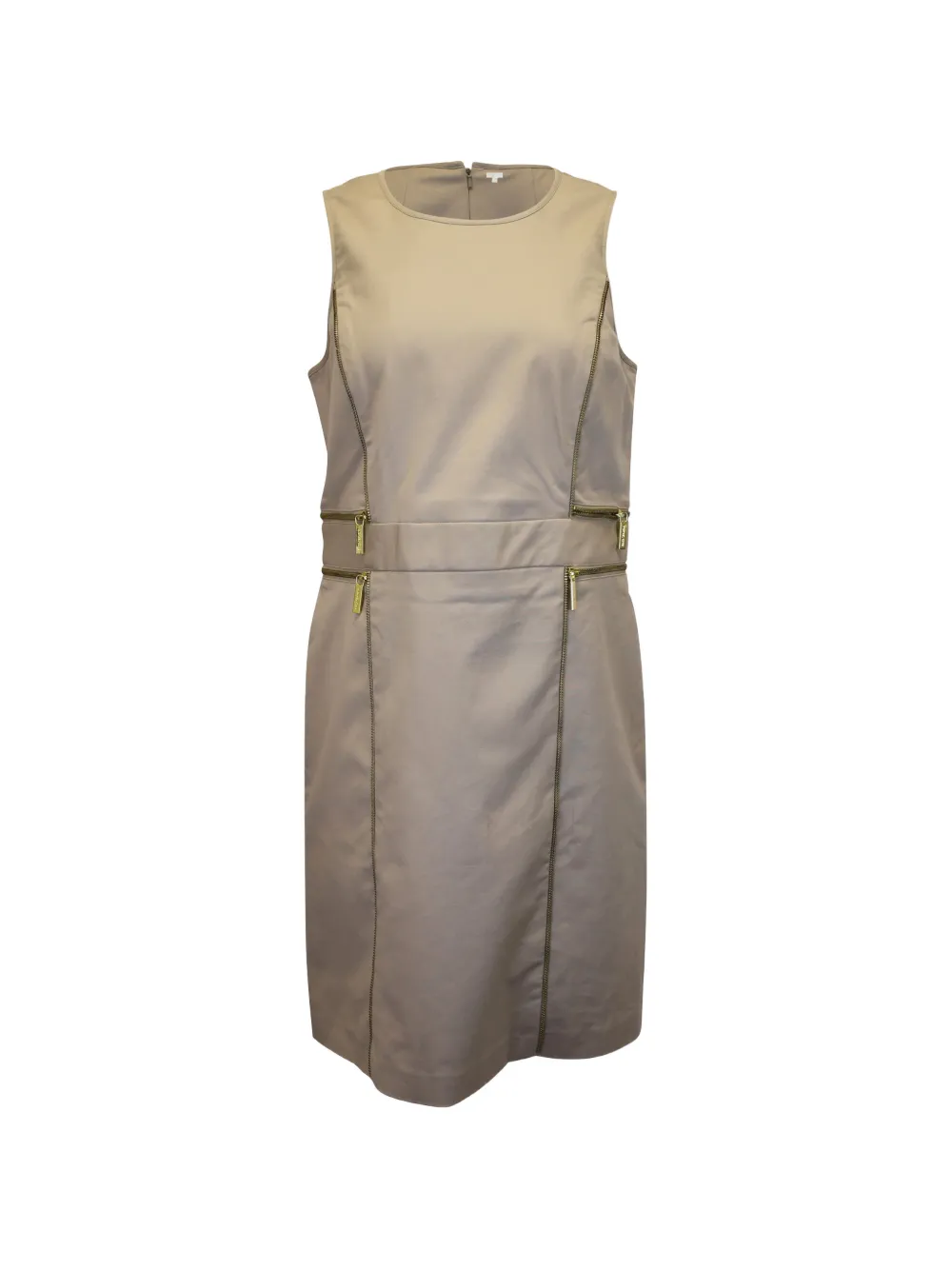 Michael Kors Vintage sleeveless panelled dress - Toni neutri