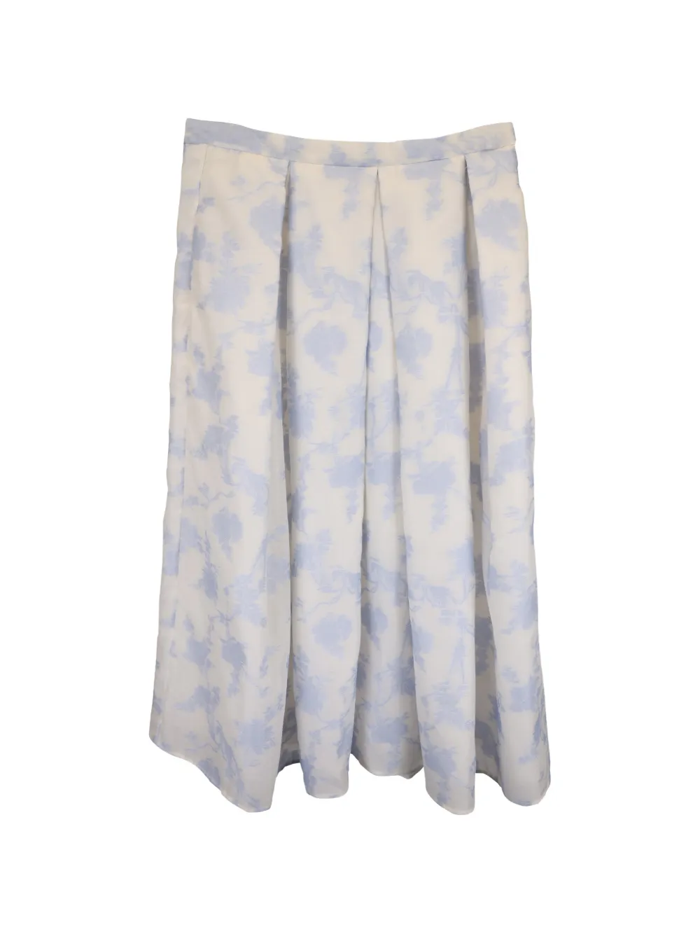 ERDEM abstract-pattern midi skirt - Toni neutri