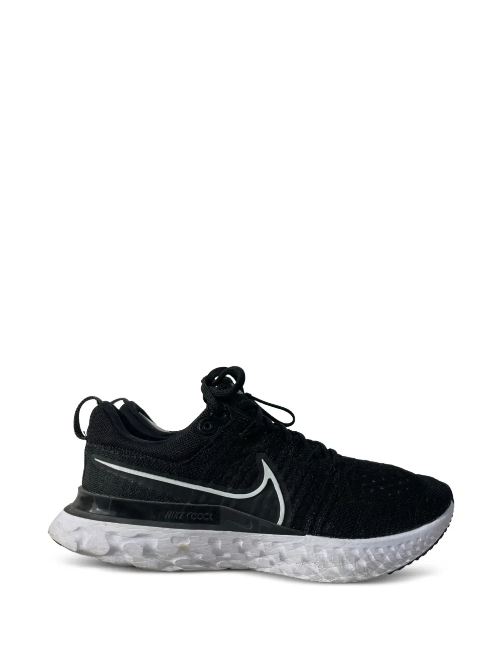 Nike Vintage React Infinity Run Flyknit III logo detail running shoes - Schwarz