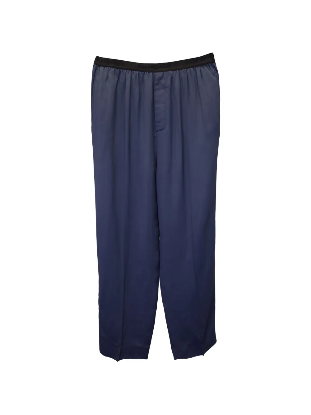 Pre-owned Balenciaga Elasticated-waistband Trousers In Blue