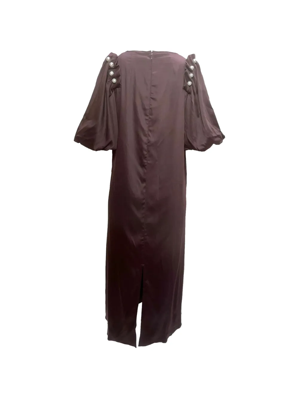 Mother Of Pearl faux-pearl maxi dress - Bruin