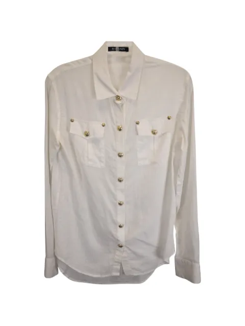 Balmain Pre-Owned パッチポケット シャツ