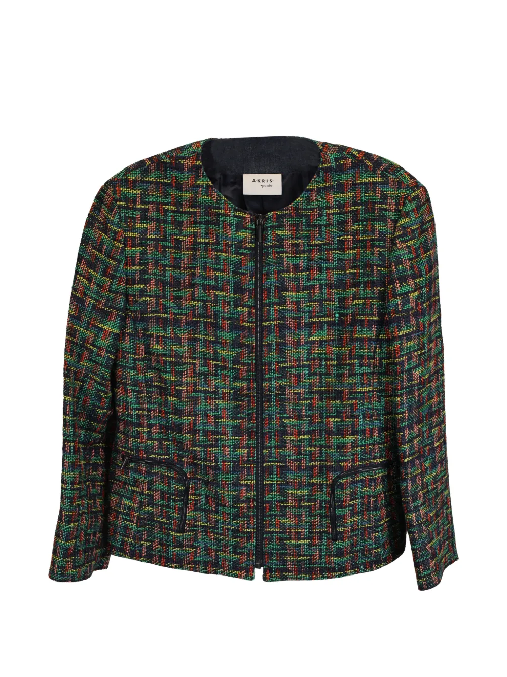 Pre-owned Akris Long-sleeve Jacket In Red