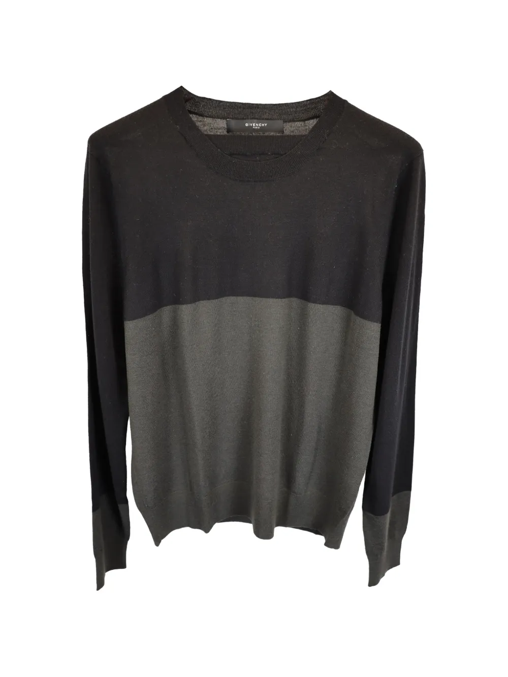 Givenchy Pre-Owned two-toned crew-neck top - Nero